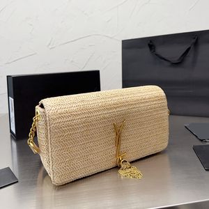 New Summer Cool Luxury Fashion Bamboo Beach Woven Wallet Party Brand Gift Graduated Women's Men's Wallet