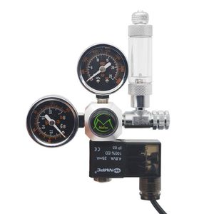 Sprzęt Aquarium CO2 regulator magnetyczny elektromagnedowy zawór kontrolny Rośliny akcesoria DIY System sterowania CO2 Zestaw generatora reaktora