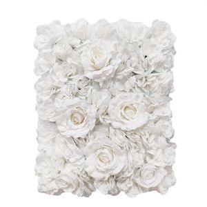 Dekoratif çiçekler 40cmx30cm yapay çiçek duvar dekorasyon şakayık gül paneli beyaz düğün zemin pavyon köşeleri dekor çiçek