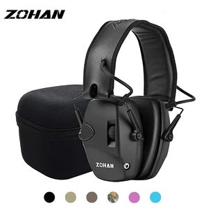 Other Sporting Goods ZOHAN Electronic Shooting Ear Protection Sound Amplification Antinoise Earmuffs Professional Training Protect 230606
