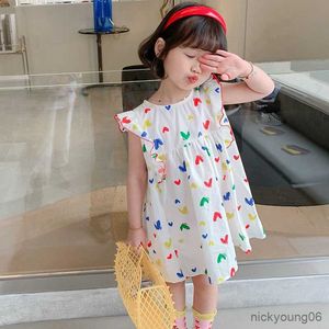 Girl's Dresses Summer Girls 'Dress Butterfly Flying Sleeve Princess Children's Baby Kids Clothing for Girl R230607