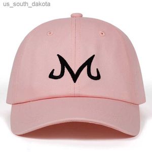 2018 Nytt högkvalitativt varumärke Majin Buu Snapback Cap Cotton Baseball Cap för män Kvinnor Hip Hop Dad Hat Golf Caps Bone Garros L230523