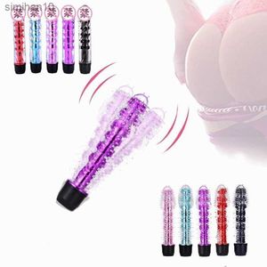 Dildo vibrador farpado mini cristal para mulheres masturbador plug anal brinquedos sexuais eróticos para adultos 18 mulheres homens loja de artigos íntimos