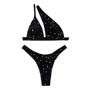 Women's Swimwear Sexy Swimsuit Split Piece Women's Fashion Bikini Two Swimwears Modest Junior Swimsuits Women Sport