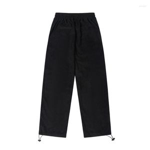 Erkek Ceketler kadife Nakış Erkek Sokak Giyim Moda Hip Hop Gevşek Sıradan Spor Ceket Pantolon Setleri Erkek Kadınlar Ceket Sweatpant Trailtsits