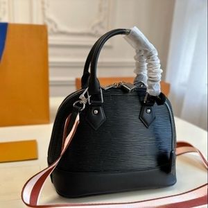 Modehandväska designer axelväska kvinnors crossbody väska läder vatten krusning skal väska bred axel rem blommor party väska stor kapacitet tygväska handväska