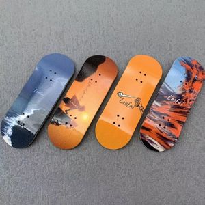 Novelty Games 34x102mm Professional 34mm Fingerboard Deck 5 Layer Canadian Maple Wood for Mini Wood Skateboard 230606