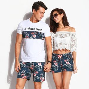 Shorts Masculino Verão Homens Mulheres Calções de Praia Secagem Rápida Roupa de Banho Casal Respirável Calção de Banho Amantes Esporte Correr Surfar maiô 230607