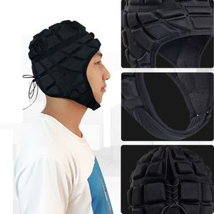 Protective Gear Men's Sport Rugby Football goalkeeper Helmet Head Guard Headguard Adult Soccer Safety Hat For Child Visor 230606