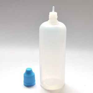 Flacone contagocce in plastica liquida calda vuota E-cig con tappo a prova di bambino Punta dell'ago 120 ml PE morbido 1 pz ZDPT