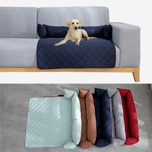 Pennor Pet Bed Madrass Dog Cat Cushion Waterproof Pad Soft Mat Borttagbar täckkudde Kennel Dog Mat Pet Pet Puppy Cushion Mat