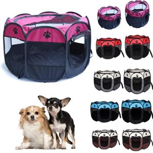 Pens Pet Tent Portable Dog House Solding Pet Cage Hal Cat Tent Namiot Puppy Hous