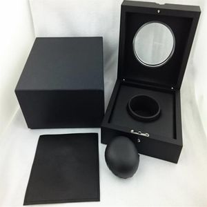 High Quality Mens Womens Watch Box Papers Card Transparent Glass Gift Boxes Automatic Movement Watches Box228e