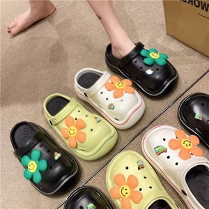 Slippers Female Korean Version of Casual Fairy Wind with Crocs Removable Insole Slippers