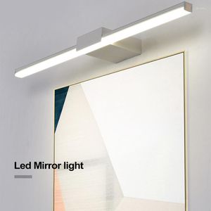 Vägglampa Modern LED -ljus fixtur 40 55 cm Interiör badrum aluminium spegel