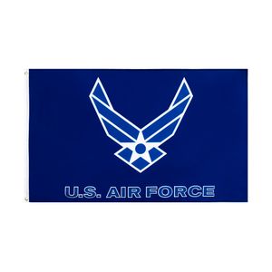90x150cm Соединенные Штаты американских военных флаг военно -воздушных сил. Флаг флага с двумя медными натуралами