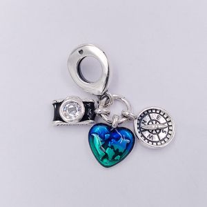 925 스털링 실버 판도라 크리스탈 CZ 모멘트 핏 charms beads bracelets 보석 앤디 보석을위한 출생석