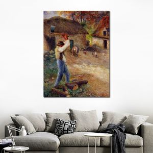 Camille Pissarro Canvas Art Pere Melon Cuting ręcznie robiony impresjonistów malowanie krajobrazu Decor Home Decor Modern