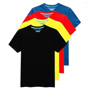 Men's Suits A1979 Kinderen Zomer Witte Tees Voor Jongens Meisjes Kids Korte Mouwen Tops T-shirts Fashion Casual Candy Effen Kleur