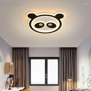 Żyrandole Led Modern Cartoon Panda Light