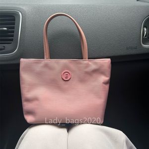 Minitmute Bags Mini Carry Nylon Tote Bag Girl Designer Handbag Women Luxury Tote Shoulder Shopping Bag Crossbody Purse Messenger Pink Cute Classic Handbags 17cm