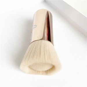 Pincéis Beautiful Finish Foundation Brush Côncavo Synthetic Foundation Beauty Makeup Brush