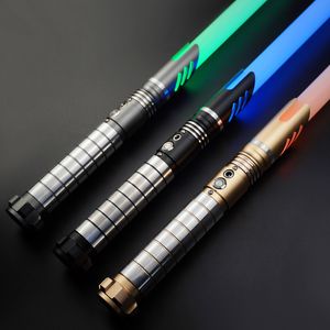 LED-Leuchtstäbe THYSABER Schwerer leerer Griff für Lichtschwert Metall DIY-Zubehör Jedi Cosplay kein elektronisches Kit und Klinge 230606