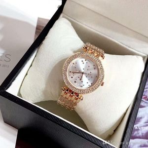 Womens Watch Saatler Yüksek Kaliteli Lüks Kuvars Baskı Su Geçirmez Paslanmaz Çelik 38mm Saat