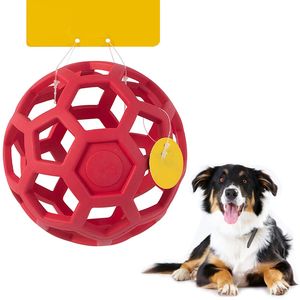 Dog Chew Toy Natural Rubber Puzzle Ball Dog Geometric Safety Toys Ball for Small Medium Large Dogs Playing Pet Training Supplies