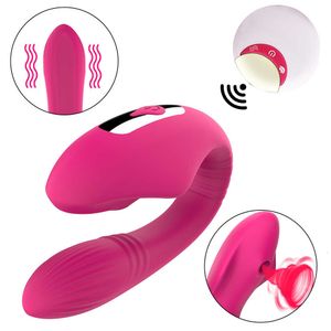 Suger vibrator sexleksaker för kvinnor vuxen g spot clit suger klitoris stimulator trådlös fjärrkontroll u typ trosor trosor