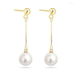 Orecchini pendenti in argento 925 online Celebrity Fashion Mix Stile barocco Shell Pearl Jewelry Fidanzate