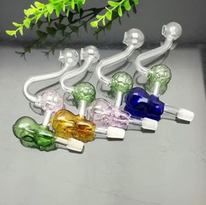 Smoking Pipes bongs Manufacture Hand-blown hookah New Colorful Skeleton Football Glass Pot