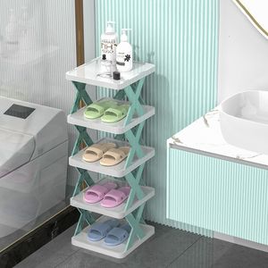 Storage Holders Racks Stackable Shoe RackEasyassembled Organizer and Plastic Shoes Cabinets 25Layers SpaceSaving Closet Shelf 230607