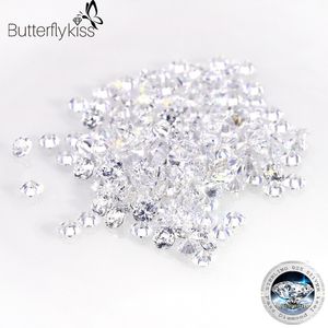 Loose Diamonds Butterflykiss Wholesale 1ct Small Size Stones Loose 0.8mm-3mm D Color VVS1 Lab Grown Diamonds Beads 230607