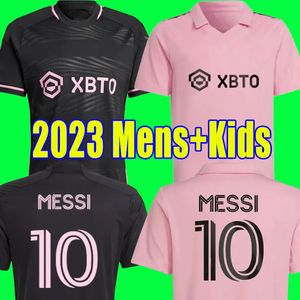 Inter Miami Soccer Jerseys 2023 2024 CF Messis Massis Matuidi Martinez Campana Yedlin Beckham Комплекты 23 24 футбольные мужчины детские фанаты версии версии рубашка комплект