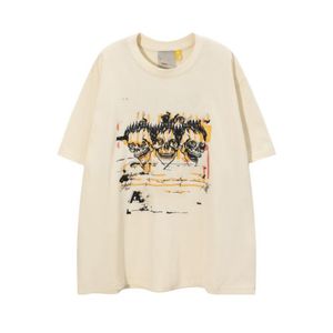 Summer Mens Designer T Shirts kläder andningsbara och bekväma casual man kvinnor Löst tees ärmar topp säljer lyx med bokstäver tryck skopa halsar män t shirt s xl 99