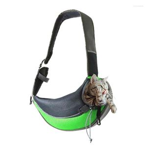 Hundbilsäte täcker kattbärare valp sling resor front förpackning andningsbar head-out ryggsäck för små hundkatter kaniner