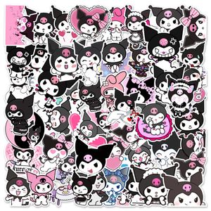 Kids' Toy Stickers 50 Cute Cartoon Kuromi Notebook Skateboard Suitcase Water Cup Doodle Decorative Stickers Children's Holiday Gifts 230608