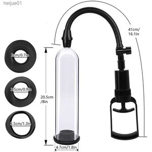 Vuxna sexprodukter Luftsugningsvibration Penis Vakuumpump Male Masturbator Massager Förstoring Penilförlängare för män Sex Toy L230518