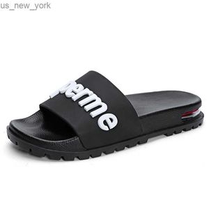 Air Cushion Men Slipper Non-slip Slide Leisure Sandal Summer Casual Shoes L230518