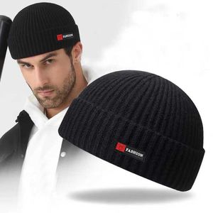 Модный новый стиль бренд мужчина зимняя вязаная шляпа Beanie Женщины зимние шляпы для мужчин кепки Skullies Beeins мягкая густая теплый мех капот мужской шляпа шляпа