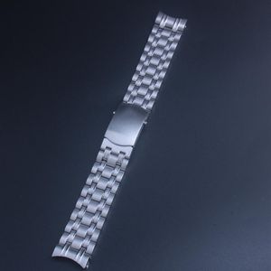 20 mm, 21 mm, 22 mm Uhrenarmband aus Edelstahl für Omega-Armband mit gebürstetem Finish, schwer, 252 l