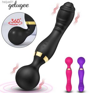 Magic AV Wand Massage Dildo Vibrator Women Sex Toys G Spot Clitoris Female Masturbation Device Kraftfull vibrerande vuxen Produkt L230518