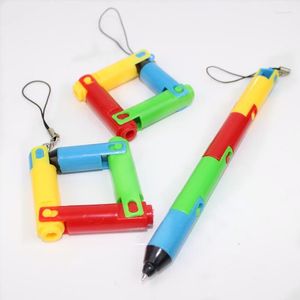 Compapible Ballpoint Pen Bending Deformation Korean Creative Primary School Stationery Novelty Söta barn gåva