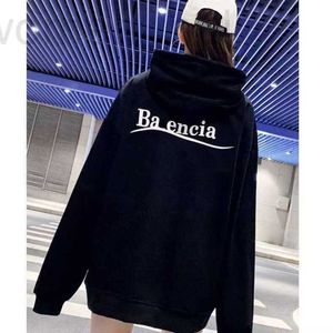 Heren hoodies Sweatshirts designer en dames hoodiesweatshirts Fall Pullover sweatshirt Hiphop Coke gestreepte alfabet print zwarte top BALE kleding B104