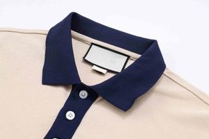 A114 Designer Men Polos Polo Mens Short Sleeve Casual T Shirt Street Fashion Högkvalitativ Pure Cotton Solid Color Classic SP S SP S