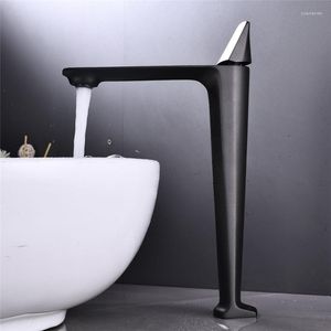 Bathroom Sink Faucets Basin Black Brass Faucet And Cold Deck Mounted Toilet Nickel/Grey Color Mixer Water Tap