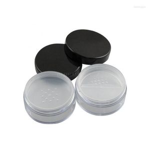 Storage Bottles 200pcs Transparent Clear Empty PS Loose Powder Sifter Box Plastic Cosmetic Container Jars
