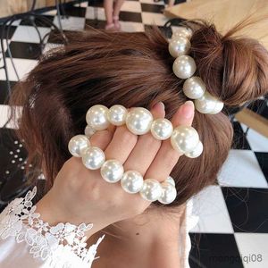 Altra donna Elegante perla Scrunchie Coda di cavallo Titolari Accessori per capelli Fascia elastica Donna Ragazze Elastici Corda 2020 R230608
