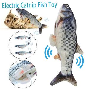 Brinquedo eletrônico de peixe para gato, carregamento elétrico por USB, simulação, brinquedos de peixe para cachorro, gato, mastigar, brincar, morder, suprimentos